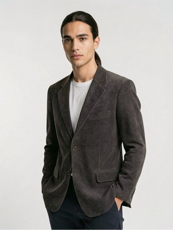 Zara Other - ZARA MAN CORDUROY BLAZER JACKET BROWN SIZE 38 MEN'S